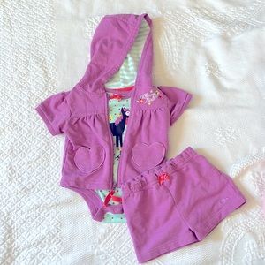 Farm Girl 3p short set